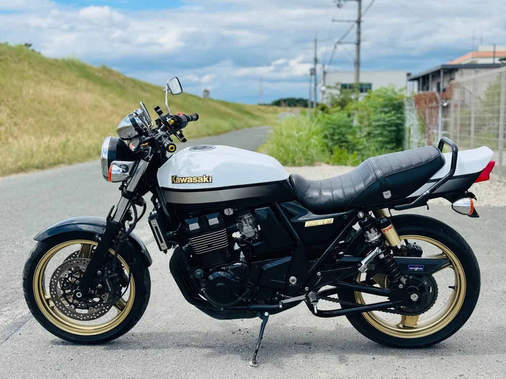 Kawasaki ZRX400-II 2009, white/black, фото 13