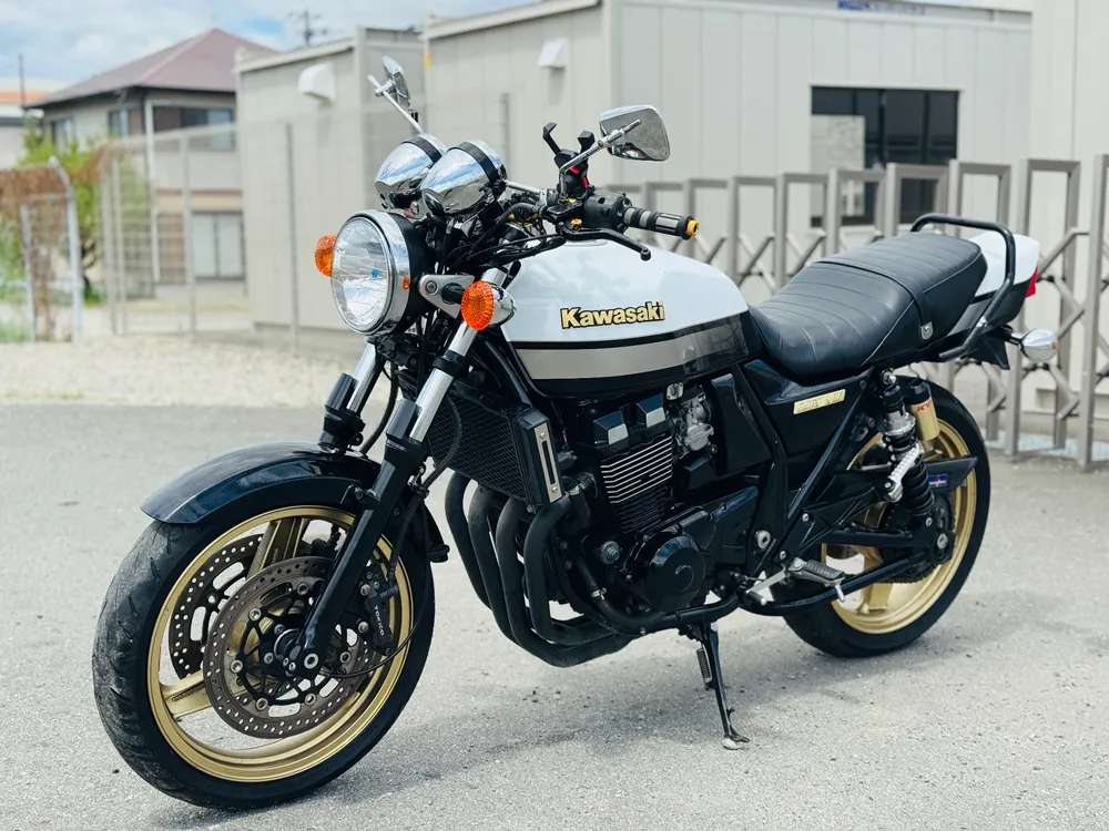 Kawasaki ZRX400-II 2009, white/black, фото 14