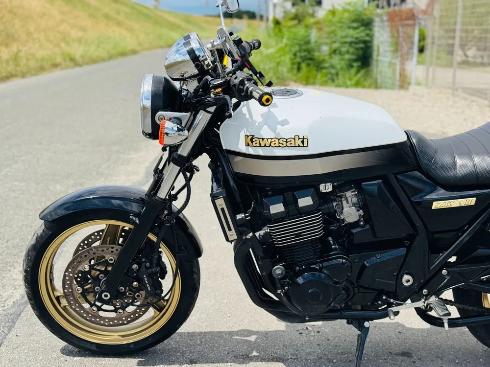 Kawasaki ZRX400-II 2009, white/black, фото 10