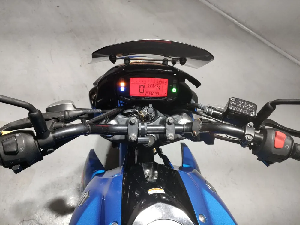 Suzuki Gixxer 150, black / blue, фото 5