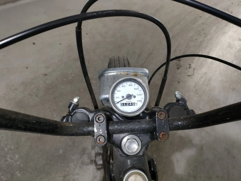 Yamaha SR400 2000, чёрный, фото 5