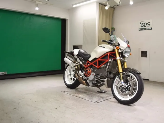 Ducati Monster S4RS Testastretta 2007, белый, красный, фото 3