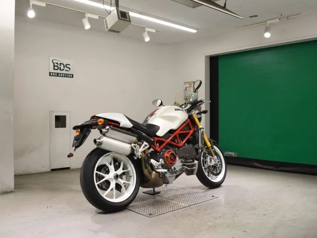 Ducati Monster S4RS Testastretta 2007, белый, красный, фото 5
