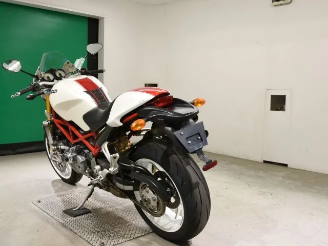 Ducati Monster S4RS Testastretta 2007, белый, красный, фото 6