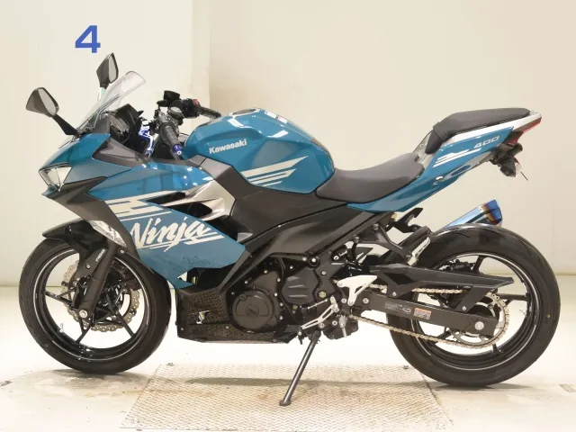 Kawasaki Ninja 400 2021, синий, фото 2
