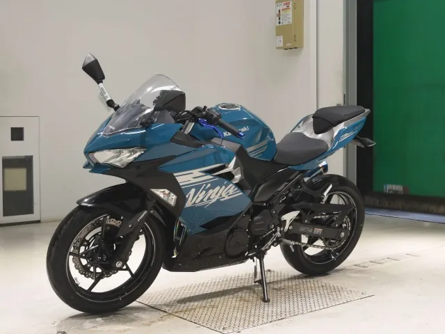 Kawasaki Ninja 400 2021, синий, фото 4