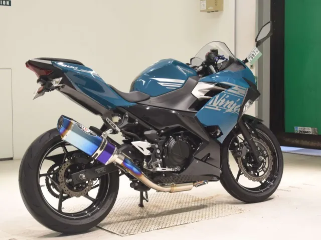 Kawasaki Ninja 400 2021, синий, фото 5