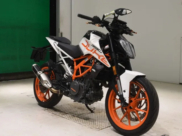 KTM 390 Duke 2019, белый, чёрный, фото 3