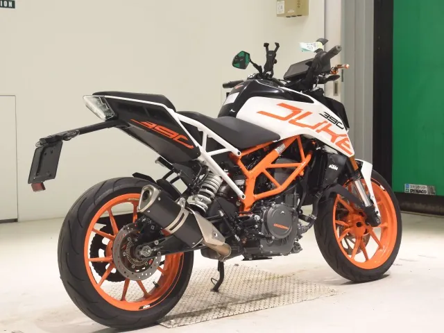 KTM 390 Duke 2019, белый, чёрный, фото 5