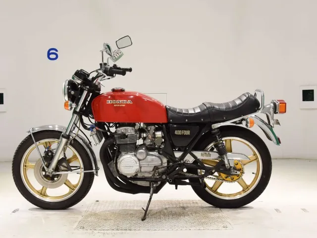 Honda CB400 1977, red | black, фото 2