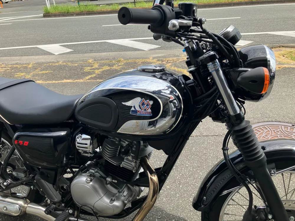 Kawasaki W230, black/silver, фото 5