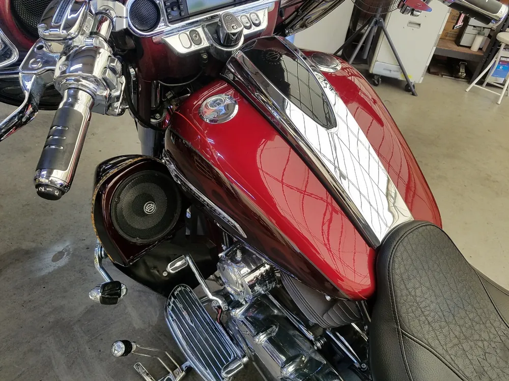 Harley-Davidson FLHXSE CVO 2012, красный, w red, фото 4