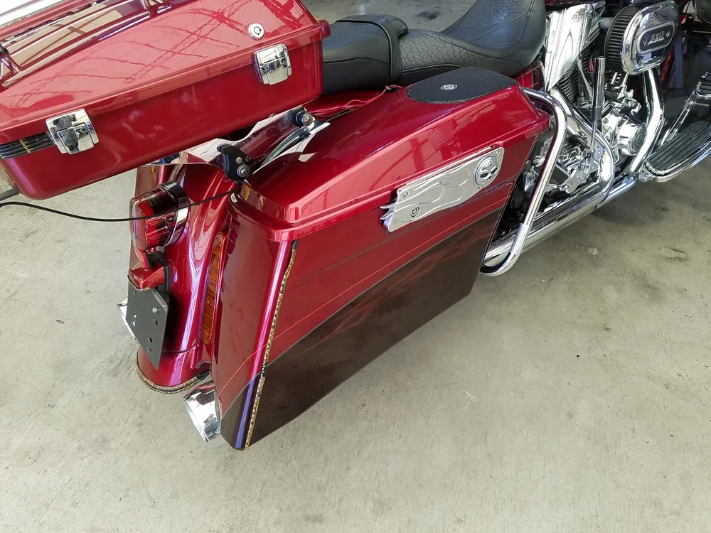 Harley-Davidson FLHXSE CVO 2012, красный, w red, фото 9