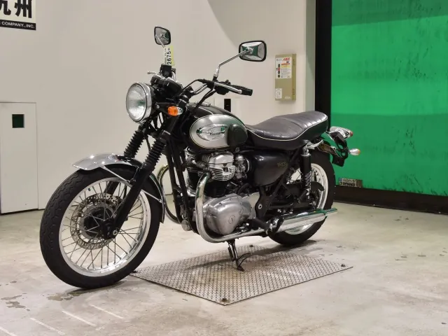 Kawasaki W650 2007, чёрный, серебристый, фото 4
