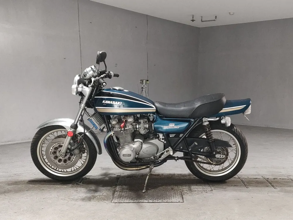 Kawasaki Z900 1998, black / blue, фото 2