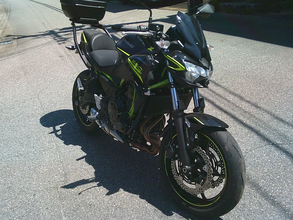 Kawasaki Ninja650A 2021, black/green, фото 2