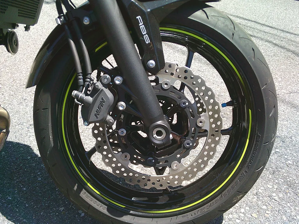 Kawasaki Ninja650A 2021, black/green, фото 17