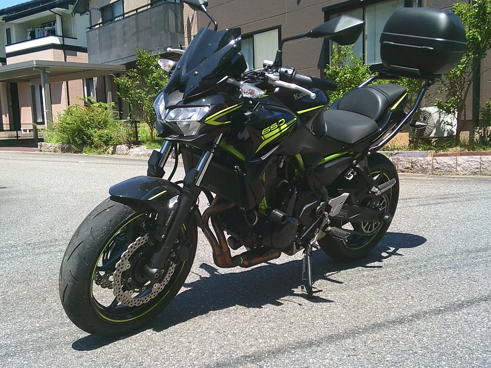 Kawasaki Ninja650A 2021, black/green, фото 4