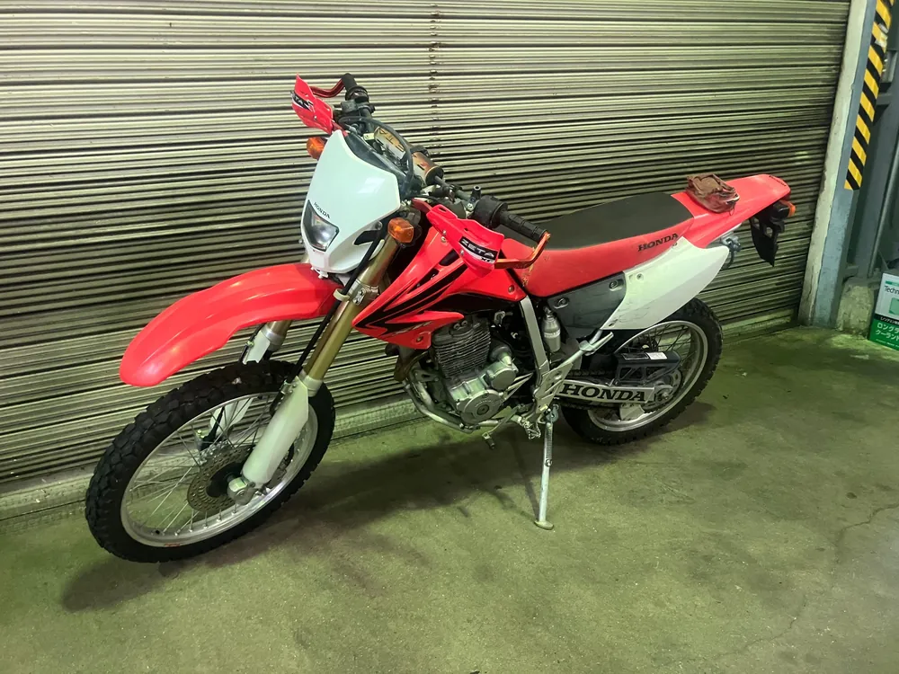 Honda XR250, красный, фото 5
