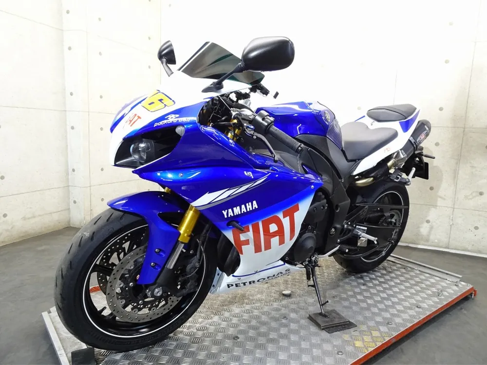Yamaha YZF-R1 2013, white / blue, фото 4