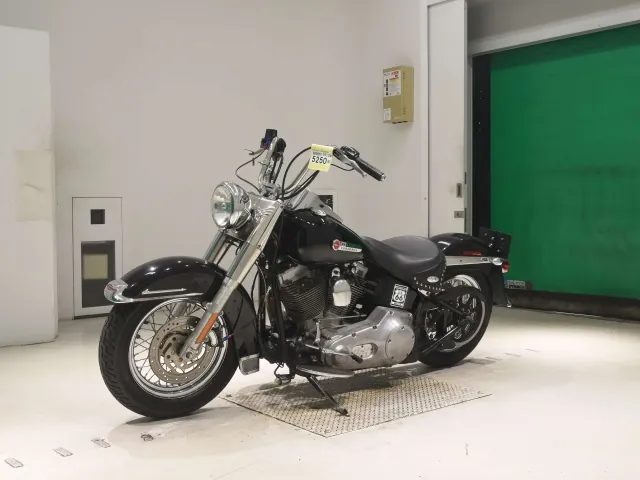 Harley-Davidson FLST1450 2006, чёрный, фото 4