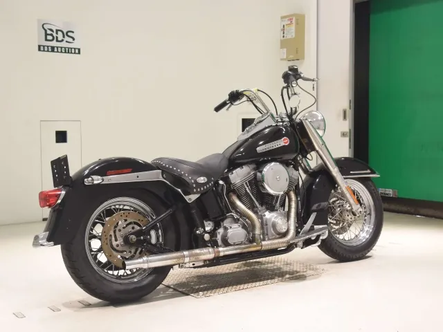 Harley-Davidson FLST1450 2006, чёрный, фото 5