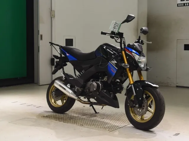 Kawasaki Z125 PRO, black | blue, фото 3