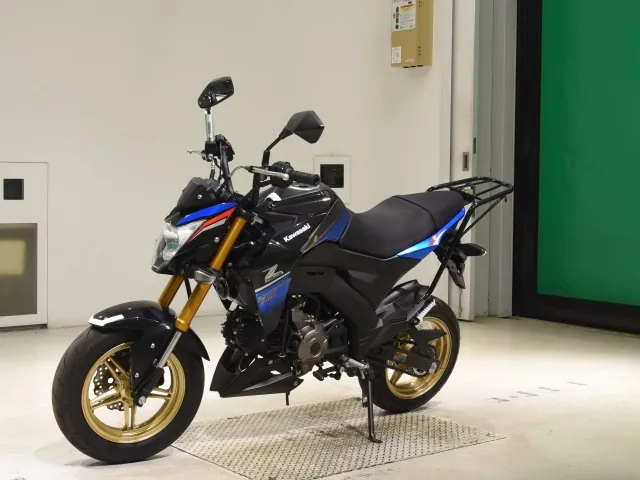 Kawasaki Z125 PRO, black | blue, фото 4