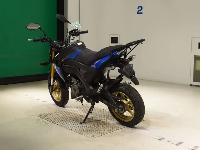 Kawasaki Z125 PRO, black | blue, фото 6
