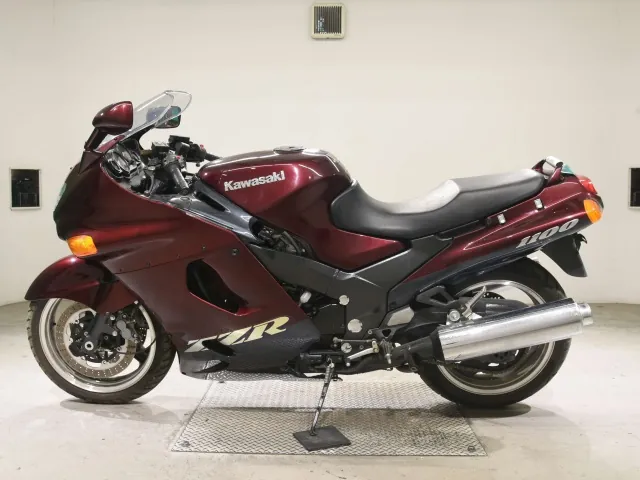 Kawasaki ZZ-R1100 2002, бордовый, фото 2
