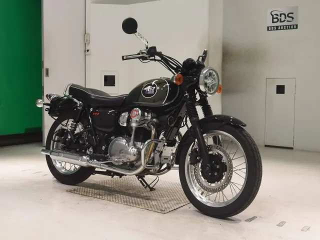 Kawasaki W800-2 2021, зелёный, фото 3