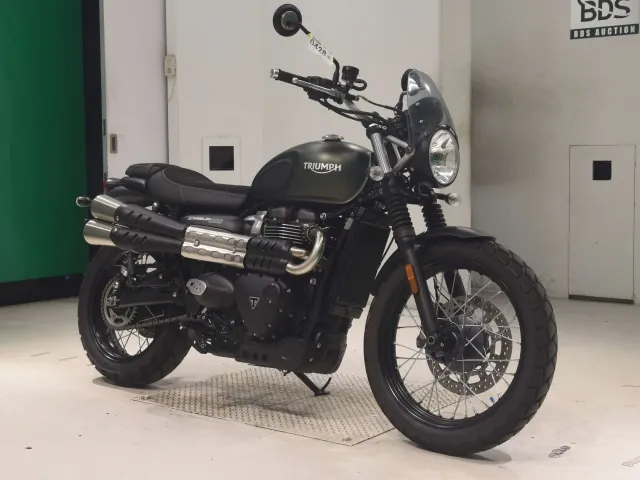 Triumph Street Scrambler 2023, зелёный, фото 3