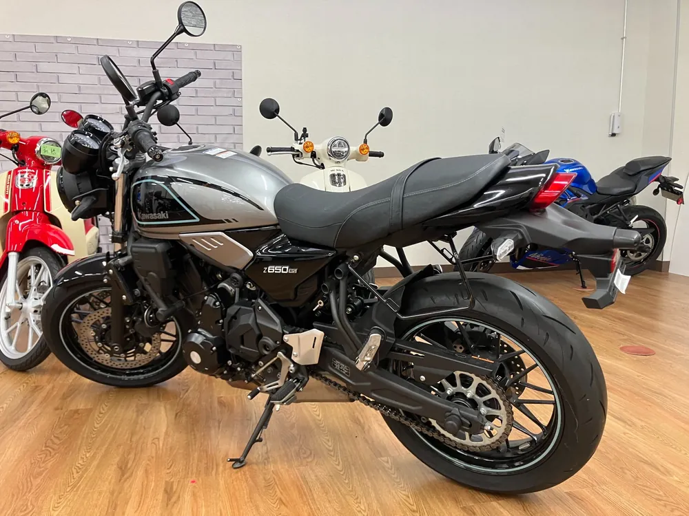 Kawasaki Z650RS 2023, чёрный, серебристый, фото 5