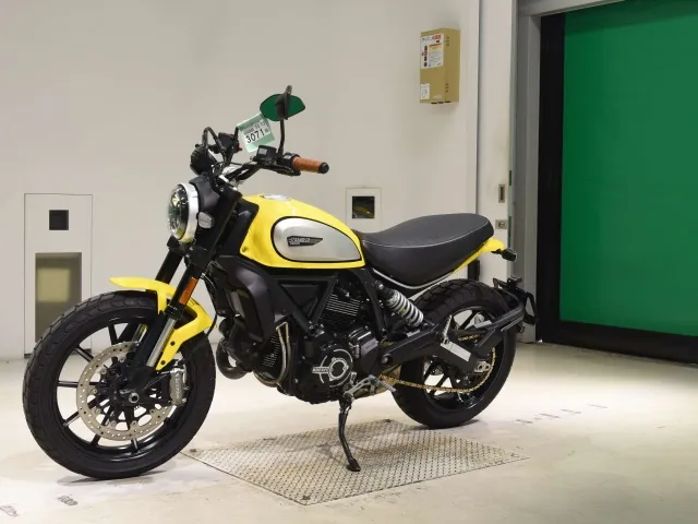 Ducati Scrambler Icon 2021, жёлтый, фото 4
