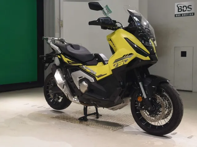 Honda X-ADV750 2025, чёрный, жёлтый, фото 3