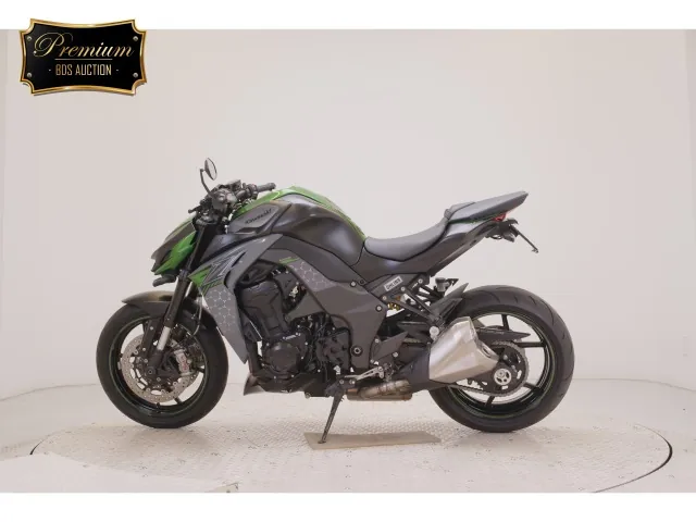 Kawasaki Z1000-5A 2019, чёрный, зелёный, фото 2