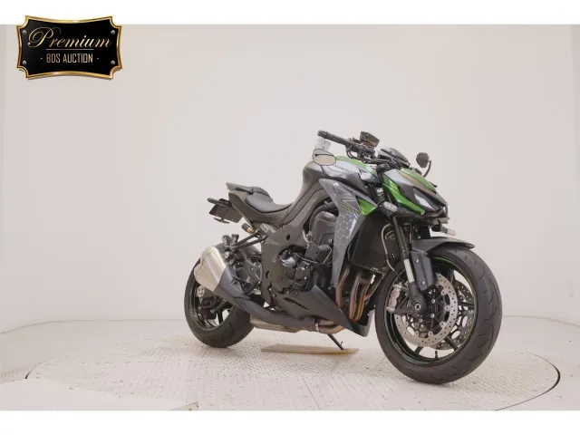 Kawasaki Z1000-5A 2019, чёрный, зелёный, фото 3