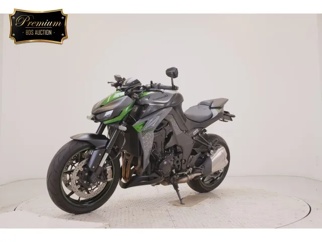Kawasaki Z1000-5A 2019, чёрный, зелёный, фото 4