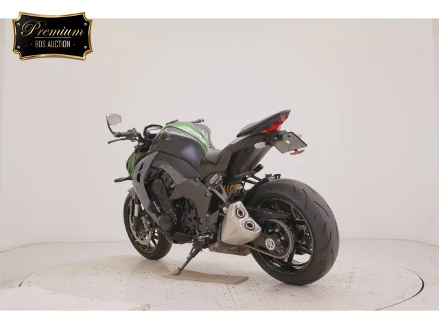 Kawasaki Z1000-5A 2019, чёрный, зелёный, фото 6