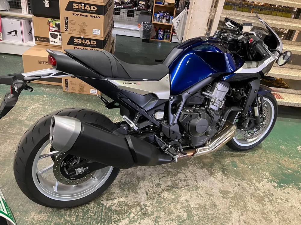 Honda Hawk 11 2022, синий, фото 2