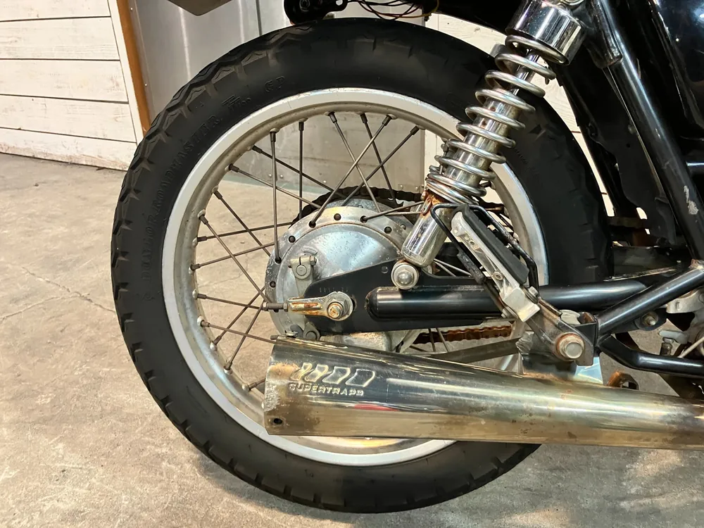 Yamaha SR400 2005, чёрный, фото 11