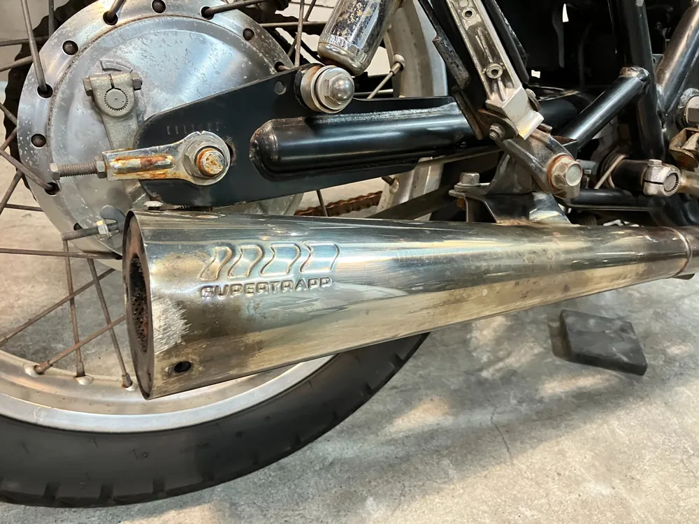 Yamaha SR400 2005, чёрный, фото 12