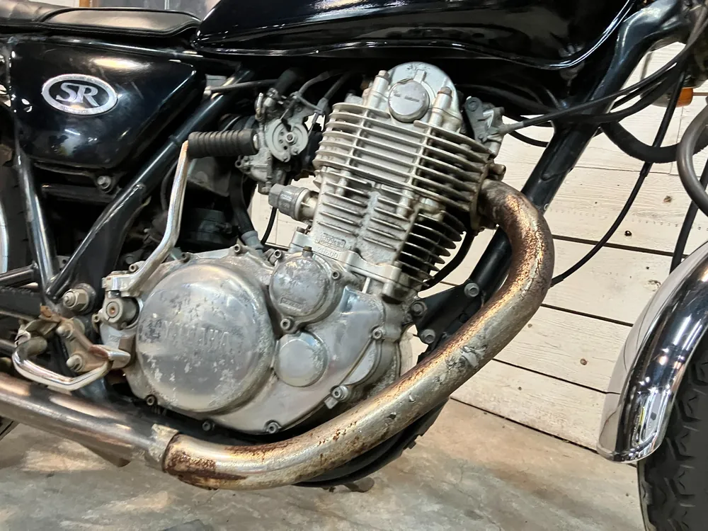 Yamaha SR400 2005, чёрный, фото 14
