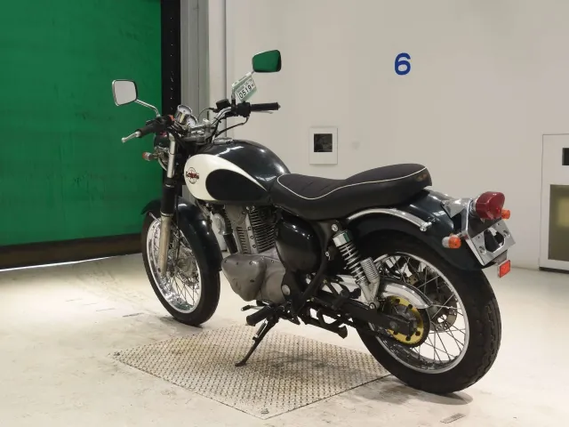 Kawasaki Estrella, white | green, фото 6