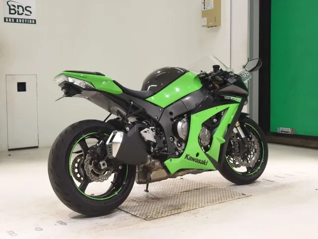 Kawasaki ZX-10R 2012, чёрный, зелёный, фото 5