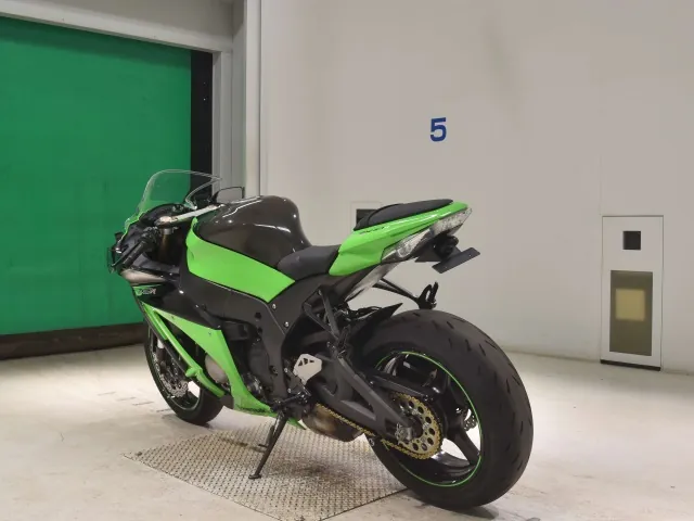 Kawasaki ZX-10R 2012, чёрный, зелёный, фото 6