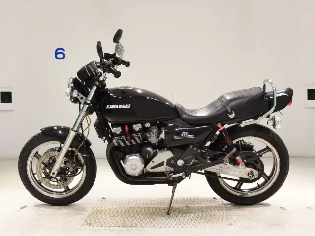 Kawasaki Zephyr 400 1996, чёрный, фото 2