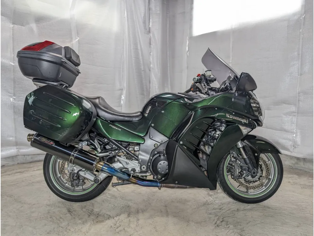 Kawasaki 1400GTR 2011, зелёный, фото 2