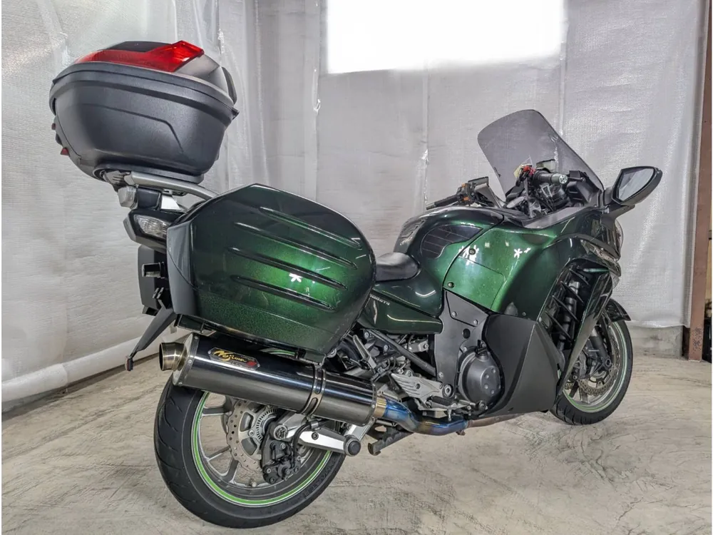 Kawasaki 1400GTR 2011, зелёный, фото 6