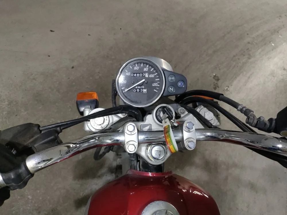 Honda CB223S, silver / red, фото 5
